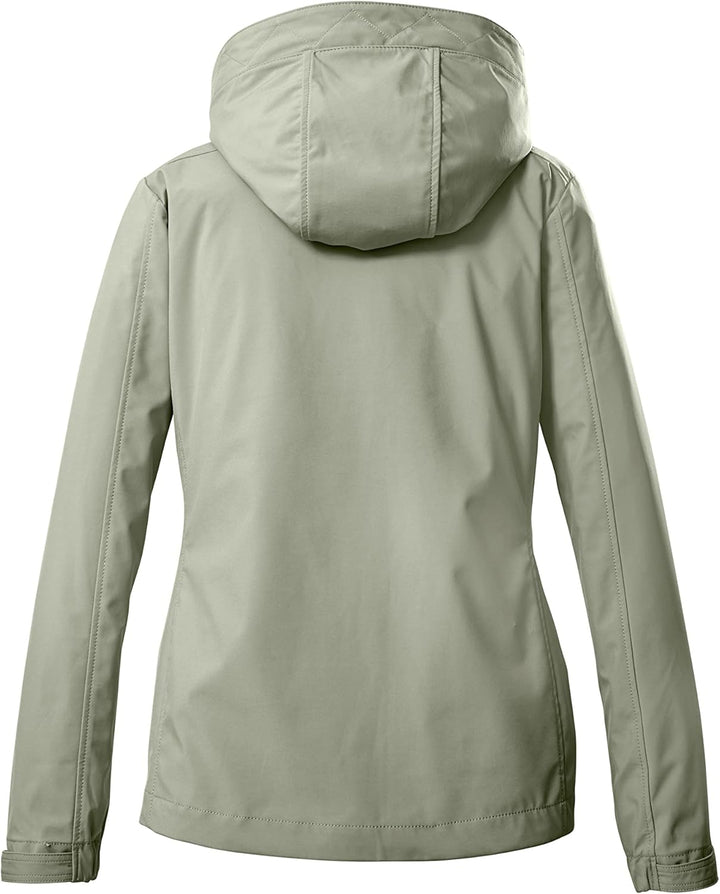 G.I.G.A. DX Damen Gs 97 Wmn Sftshll Jckt Softshelljacke/Outdoorjacke mit Kapuze 46 helloliv, 46 hell