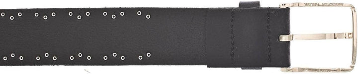 BGM Mode-Accessoires GmbH 35 mm Leder-Nietgürtel, schwarz, schwarz( (0790)), Gr. 95