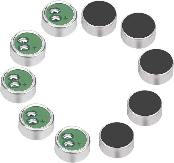 10 Stück Mini-Mikrofon 10 Stück Elektret-Mikrofon Silber für Bühnenauftritte