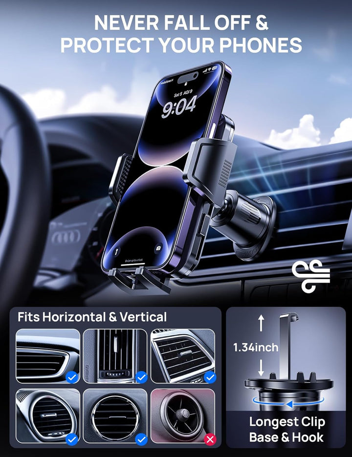 GUANDA TECHNOLOGIES CO., LTD. Handyhalterung Auto Smartphone Handyhalter Lüftung Universale Rutschfe