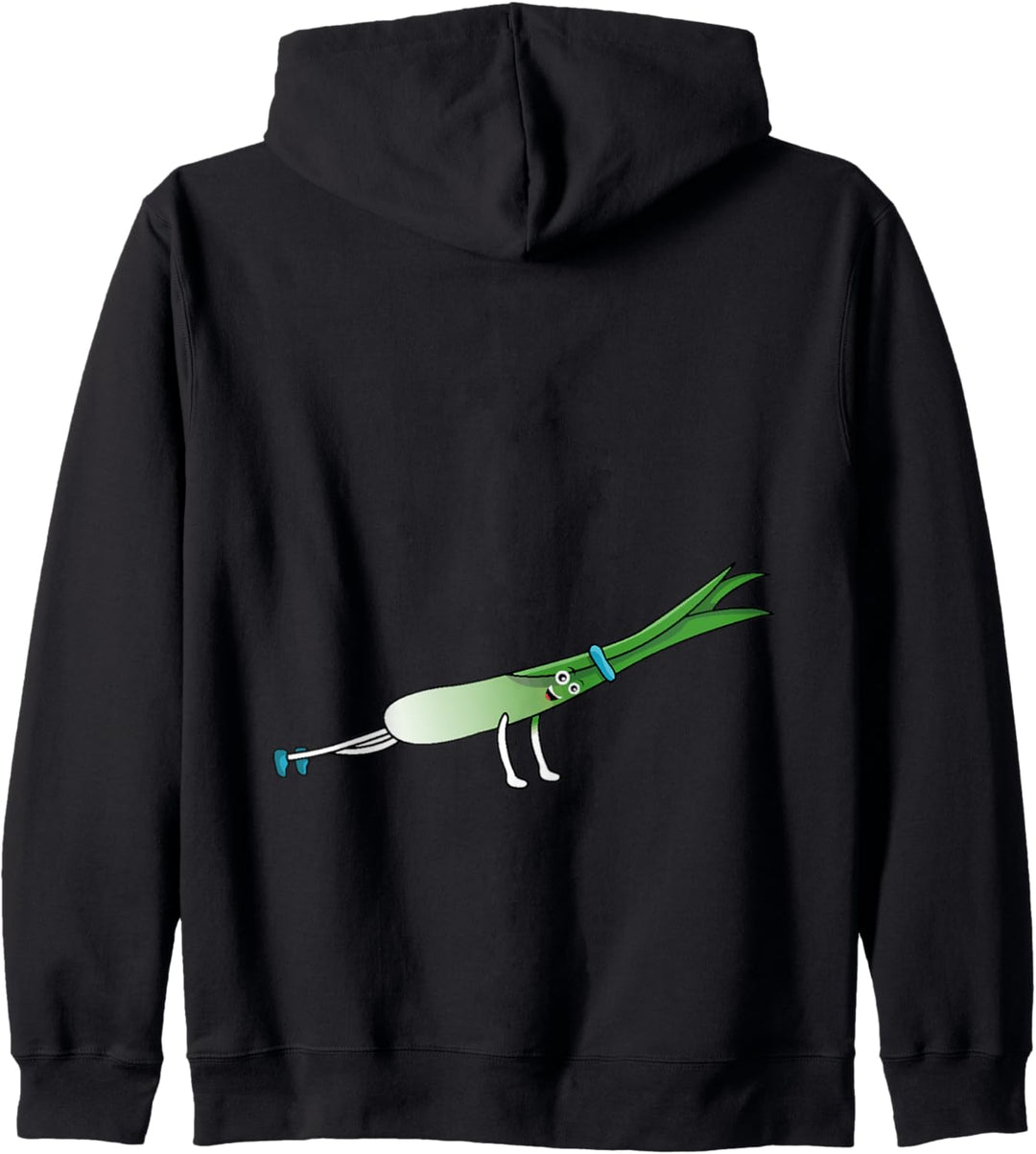 Lauch trainiert, Lauch Fitness, Lauch im Gym, lustiges Lauch Kapuzenjacke