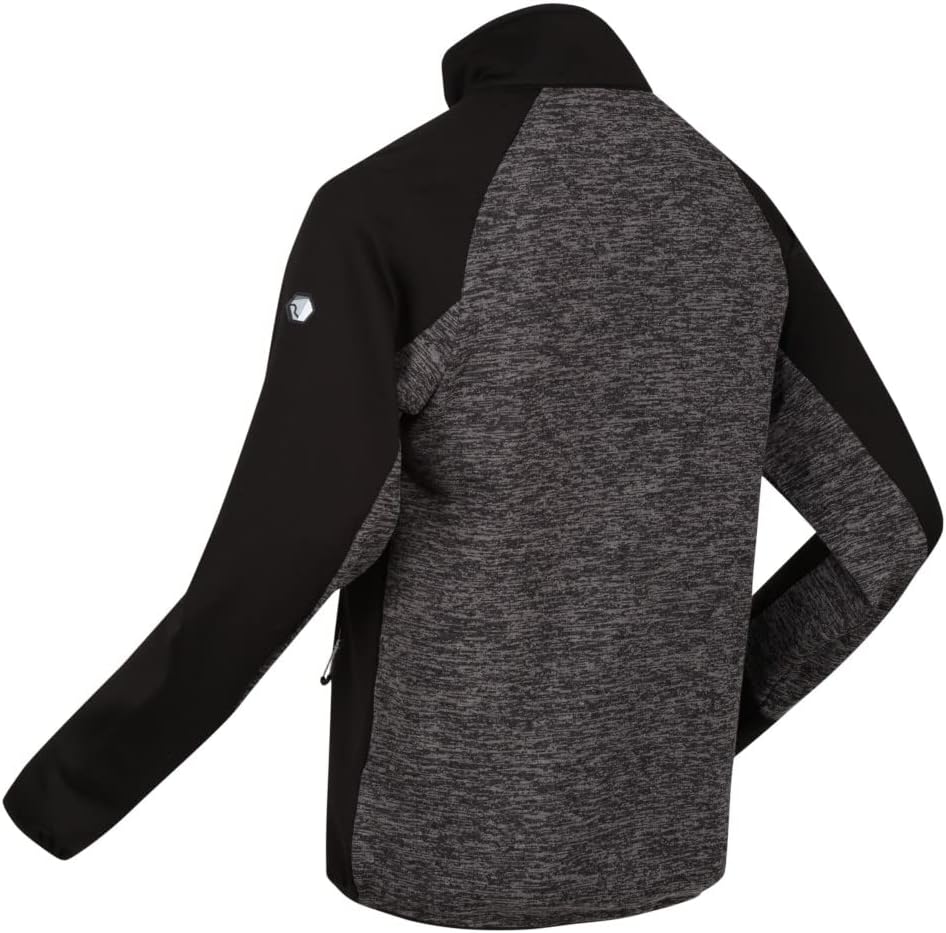 Regatta Coladane V Strickfleecejacke Herren Schwarz M, Schwarz M