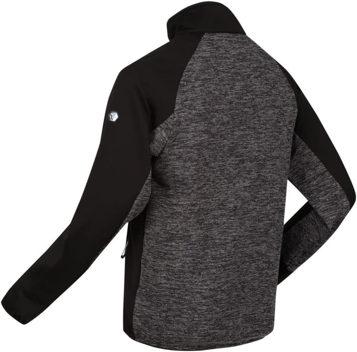Regatta Coladane V Strickfleecejacke Herren Schwarz M, Schwarz M