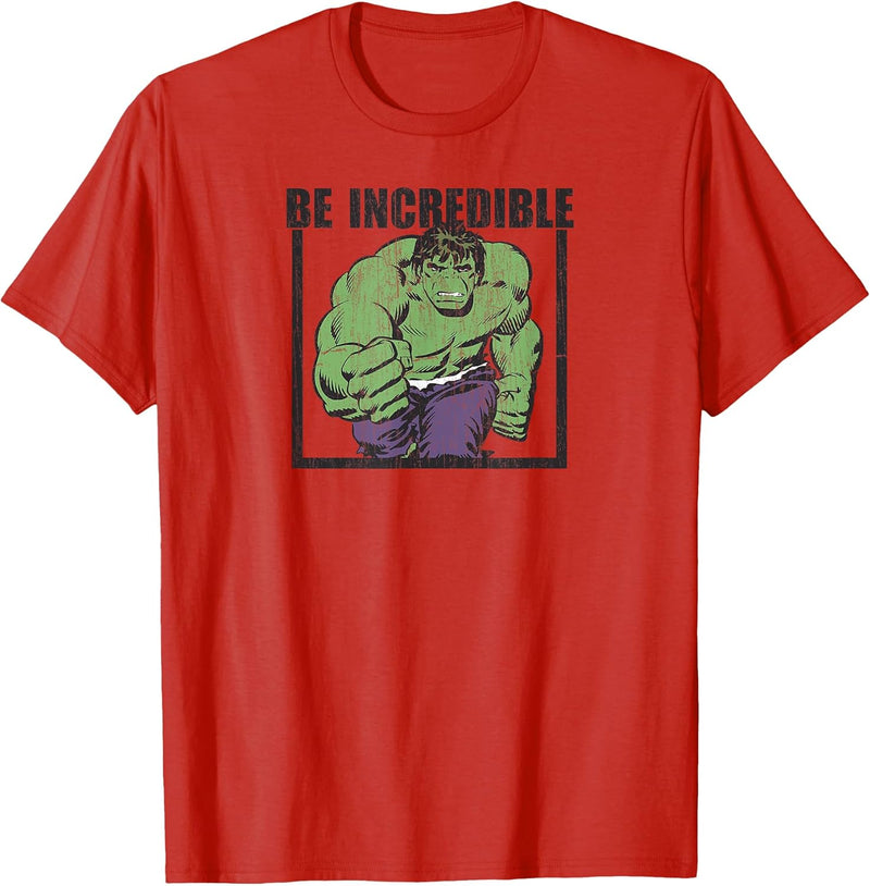 Kids Marvel Hulk Be Incredible Graphic T-Shirt C2 6 Lemon