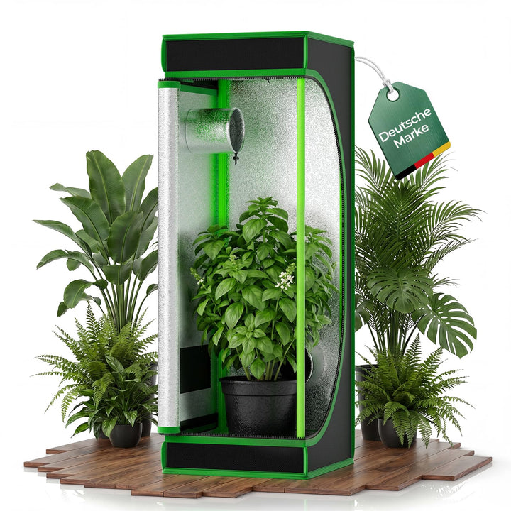 Kingpower Grow Box Grow Zelt für Pflanzen Growbox Gewächshaus Garten Anzucht Gemüse Kräuter Schrank