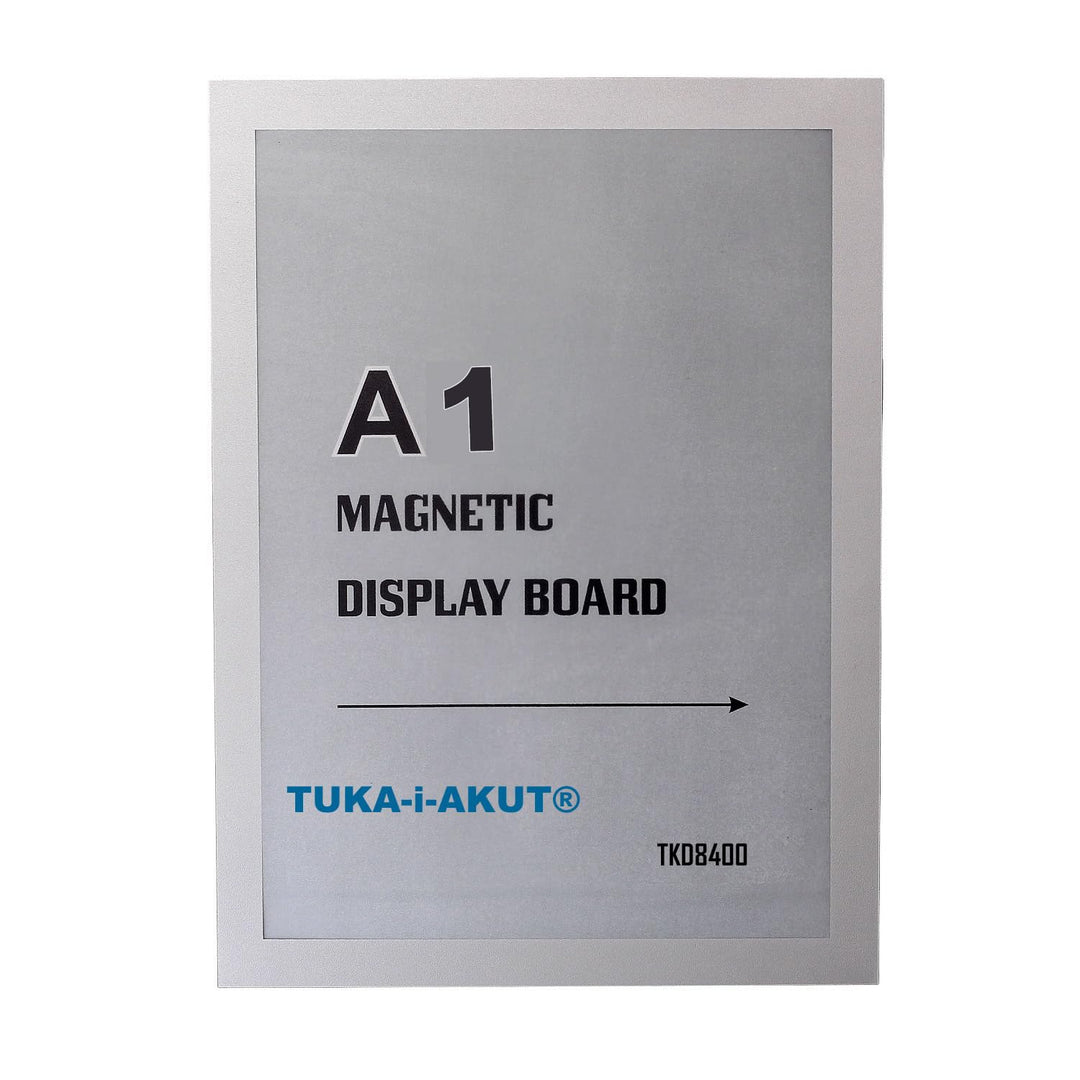 TUKA-i-AKUT 1st. A1 Info-Rahmen Selbstklebend mit Magnetverschluss, Einstecktasche Infotasche Blatth