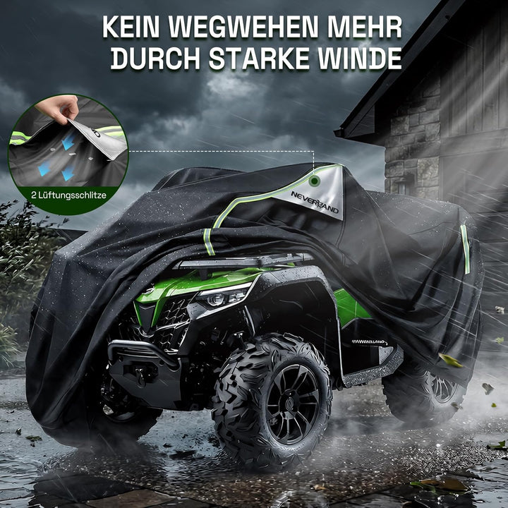 NEVERLAND Quad ATV Abdeckplane Abdeckung - Quad Wasserdicht Abdeckung Quad Cover Phosphoreszierend W