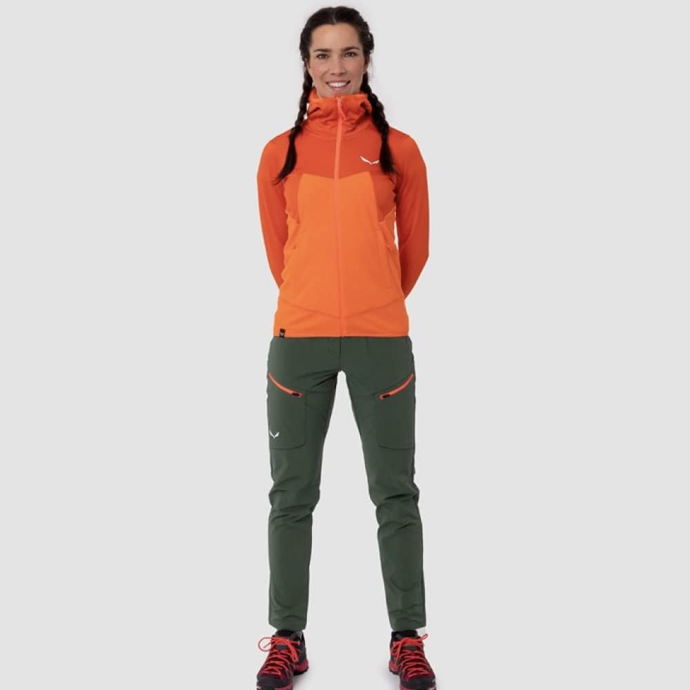 Salewa Damen Puez Hybrid Pl W Fz Hdy Softshelljacke, Navy Blazer Melange M