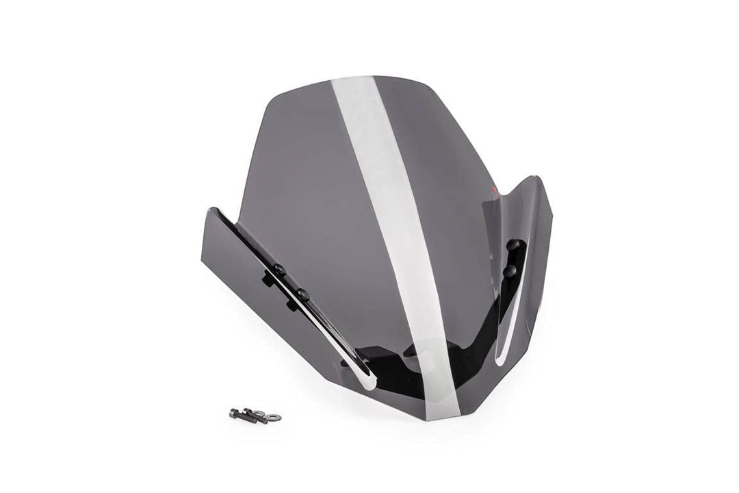 Puig 4119F Windschutzscheibe, Transparent/Dunkelgrau Rauch Stark Getönt, Stark Getönt
