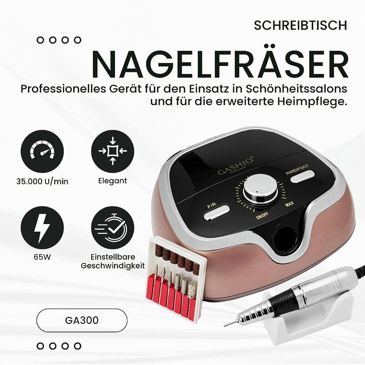 Nagelfräser für Gelnägel | Nail Drill 65W | Elektrische Nagelfeile | Maniküre Pediküre Set Elektrisc
