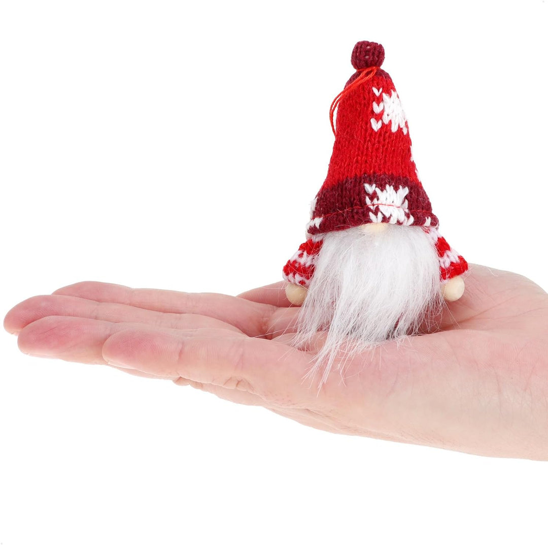 com-four® 12x Premium Weihnachtsbaum-Anhänger Wichtel - Wichtelfiguren-Anhänger als Geschenkanhänger