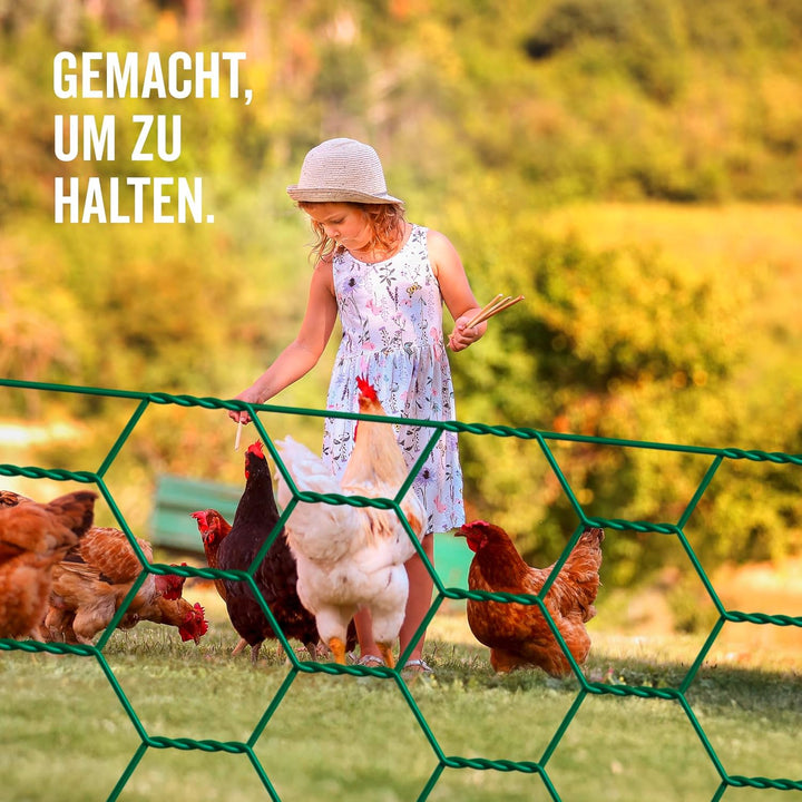 Alberts 614232 Sechseckgeflecht | verschiedene Längen und Höhen - wahlweise in verschiedenen Farben