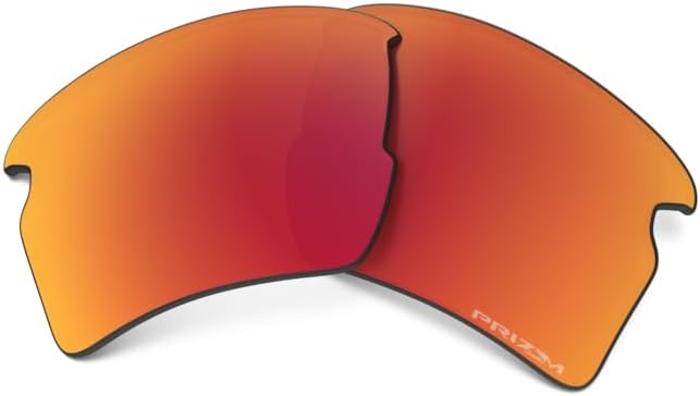 Oakley Original Flak 2.0 XL OO9188 Ersatzgläser, inklusive Oakley Mikrofasertuch Beutel PRIZM Ruby I