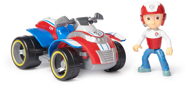 PAW PATROL, Rettungs-Quad mit Ryder-Figur (Sustainable Basic Vehicle/Basis Fahrzeug), Spielzeug für