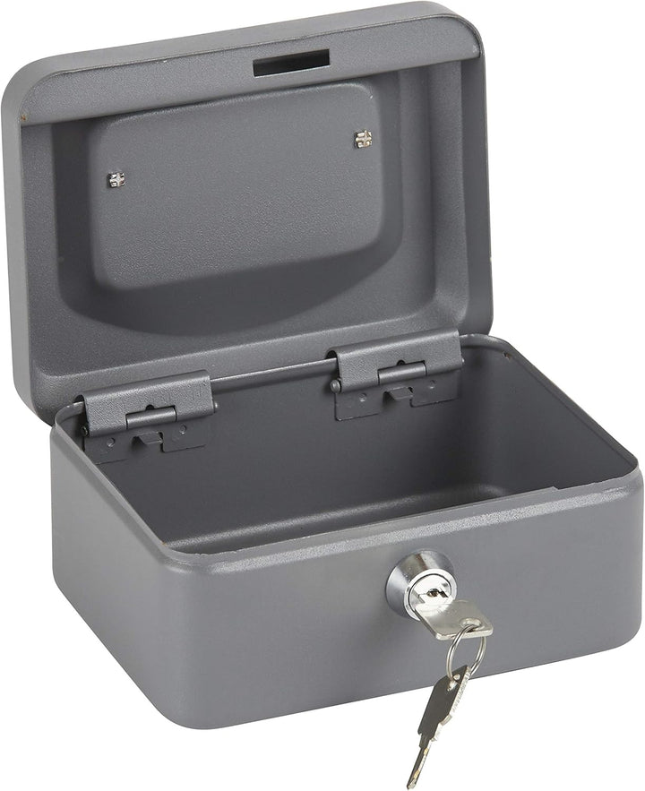 ARREGUI Elegant C9216 Geldkassette aus Stahl | Geldbox | 15 cm breit | Abschliessbare Kasse mit Geld