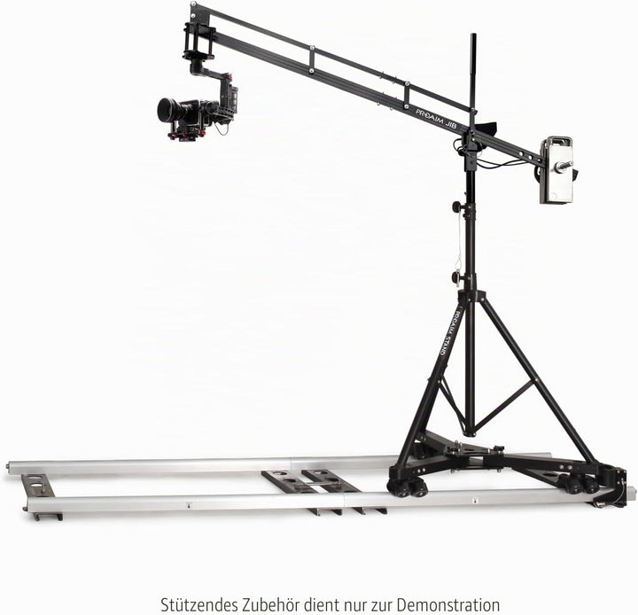 PROAIM 2,7 m Videokamera-Auslegerkran mit Ständer (P-9-TS) für Gimbals, Schwenkneig- und Flüssigkeit
