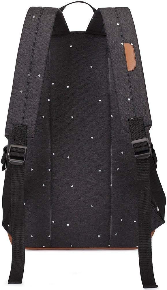 KAUKKO Schöner und durchdachter Rucksack mit 15 Zoll Laptopfach für Schule, Universität, 22 Liter (S