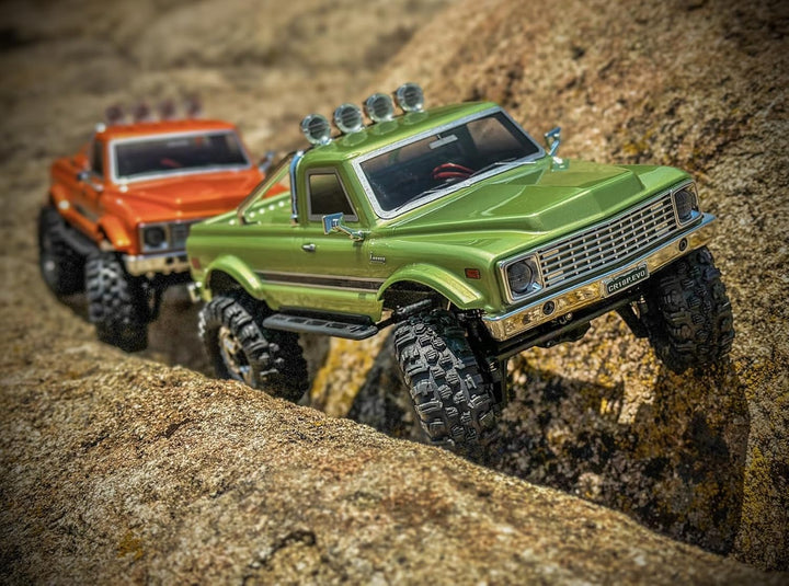 HOBBYPLUS CR18P EVO 2 Rock RC Crawler - 1/18 Mini RC Crawler mit Zwei-Gang-Getriebe, Ganzmetallgetri