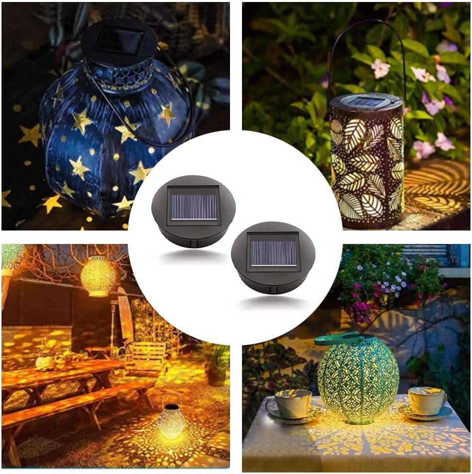 Solarleuchten Ersatz 7cm/8cm,solar Einmachglas Led Einsatz,ersatz Solarmodul Für Gartenleuchten (8cm