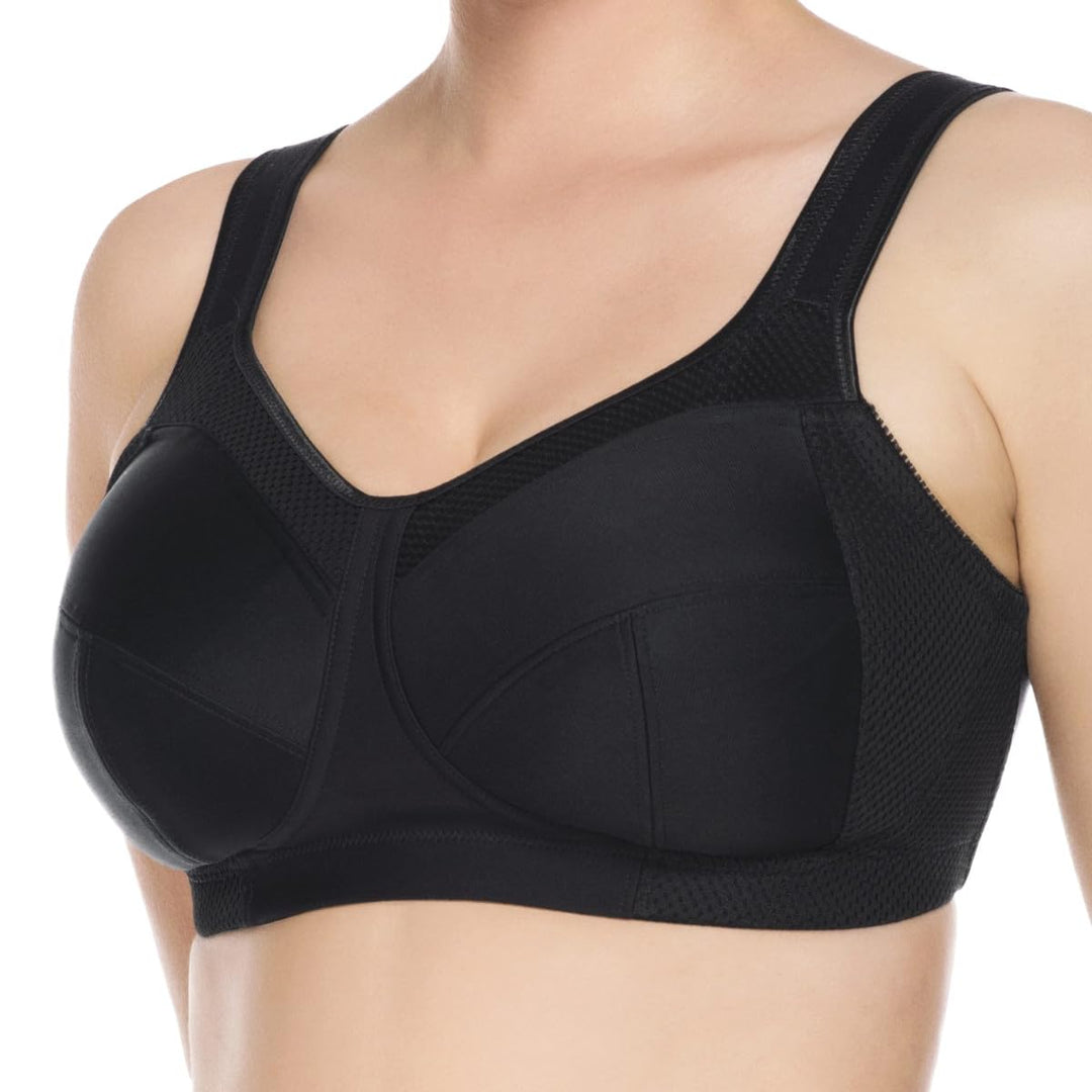 ulla Lingerie féminine Sport-BH Kate Cup D-N ohne Bügel 6028 schwarz 95I
