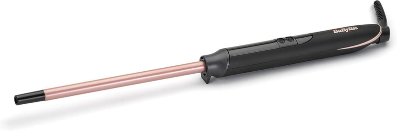 BaByliss 10mm Curling Wand Lockenstab mit Quartz-Keramik Beschichtung für Enge Afro-Locken, rosa Sch