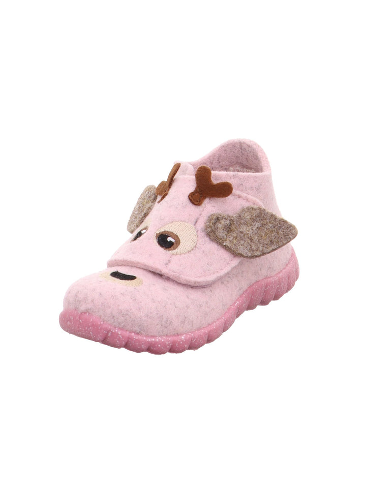 Superfit Mädchen Happy Wollfilz Hausschuh, Rosa 5520, 29 EU