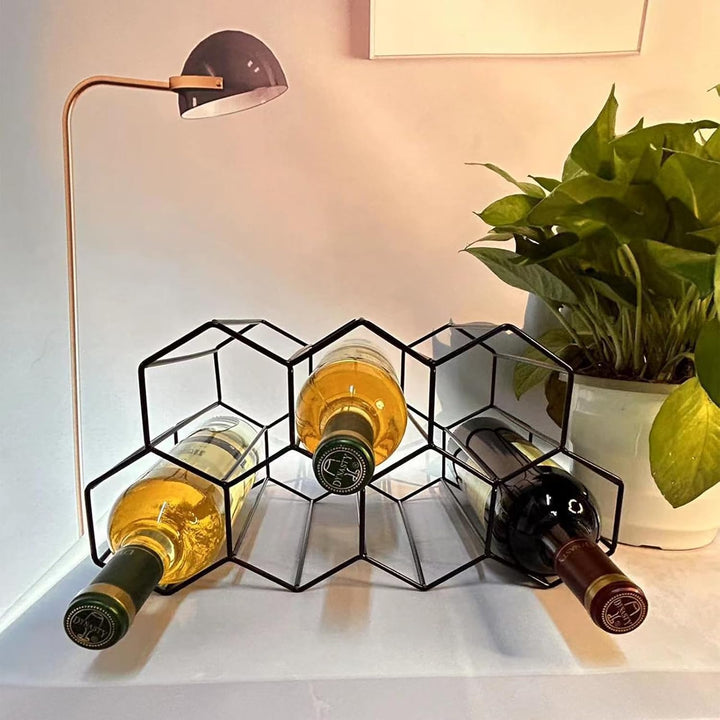 Weinregal Metall Freistehender, Freistehender Weinflaschehalter, Tisch Weinregal, Arbeitsplatte Wein