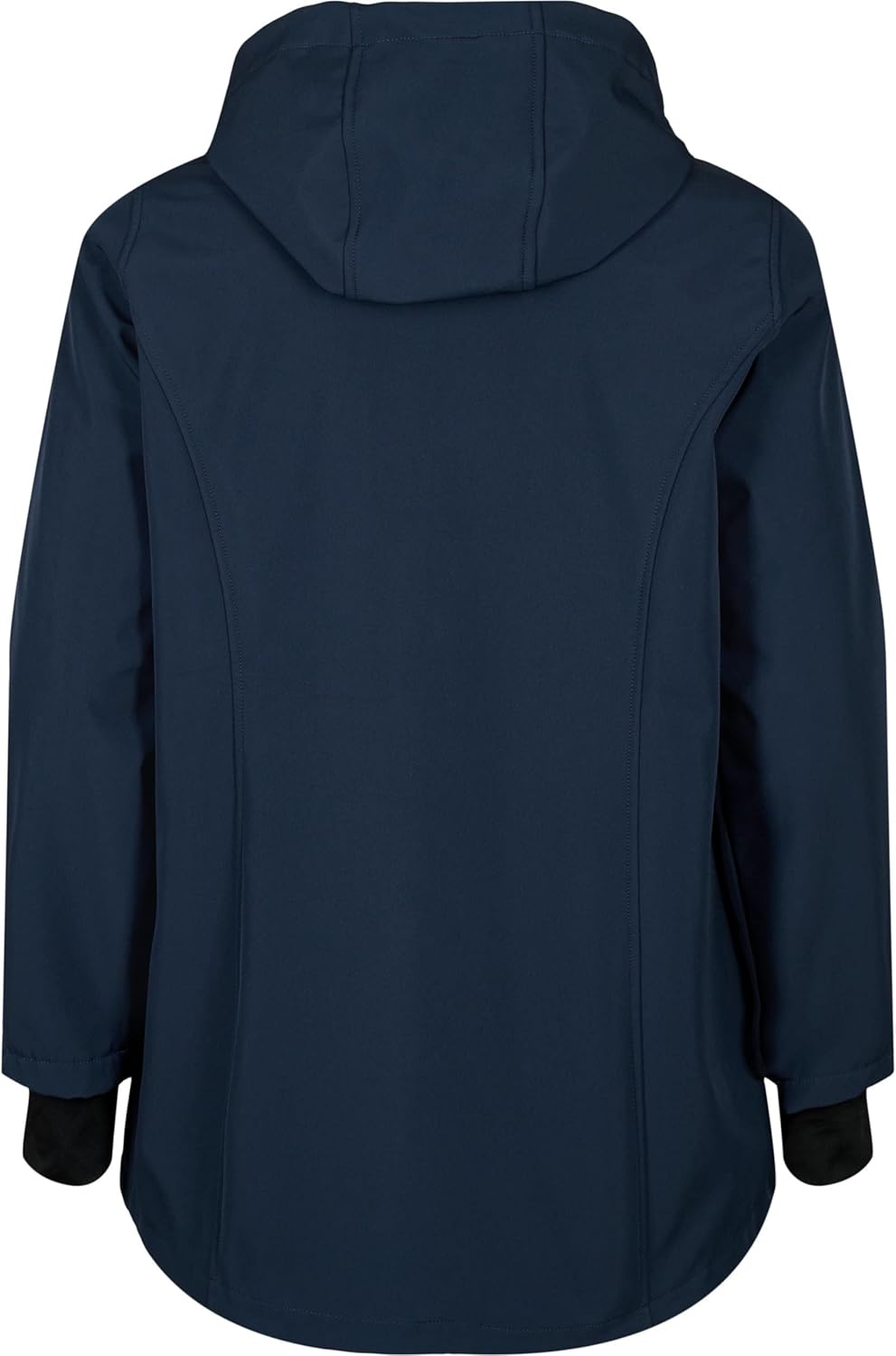 Zizzi Damen Grosse Grössen Softshell Jacke Kurz Kapuze Gr 50-52 Night Sky, 50-52 Night Sky