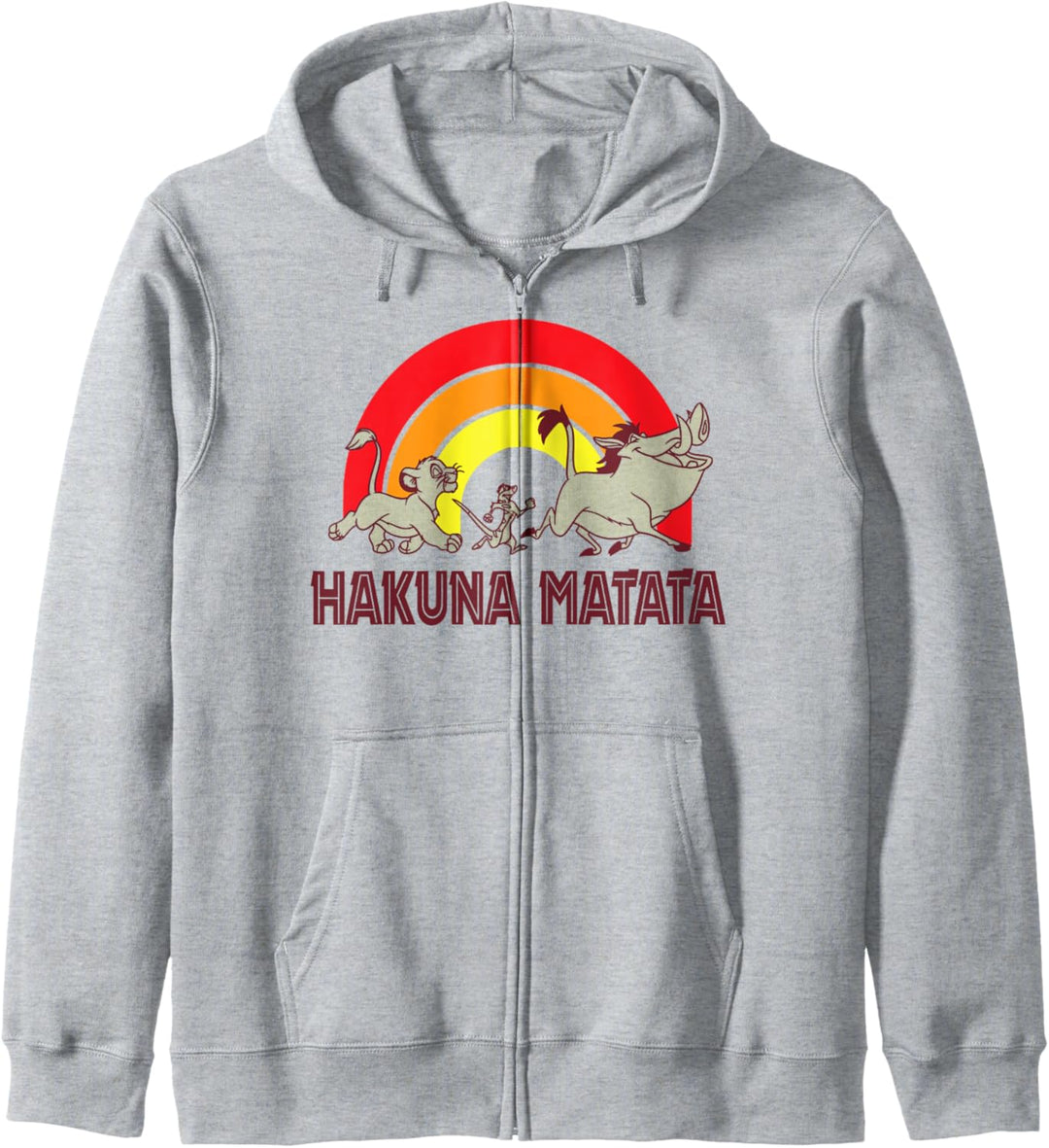 Disney Lion King Warm Rainbow Hakuna Matata Kapuzenjacke