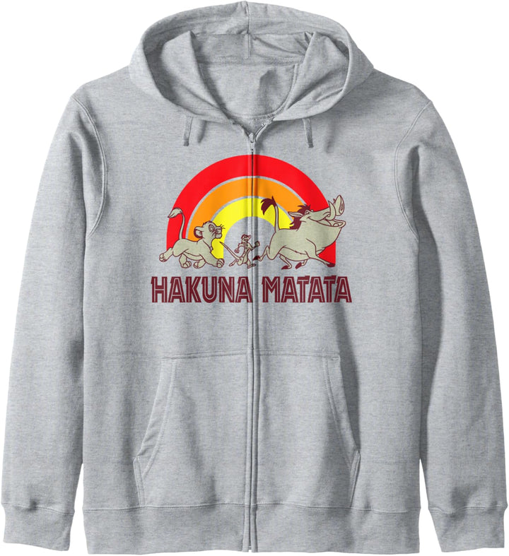 Disney Lion King Warm Rainbow Hakuna Matata Kapuzenjacke