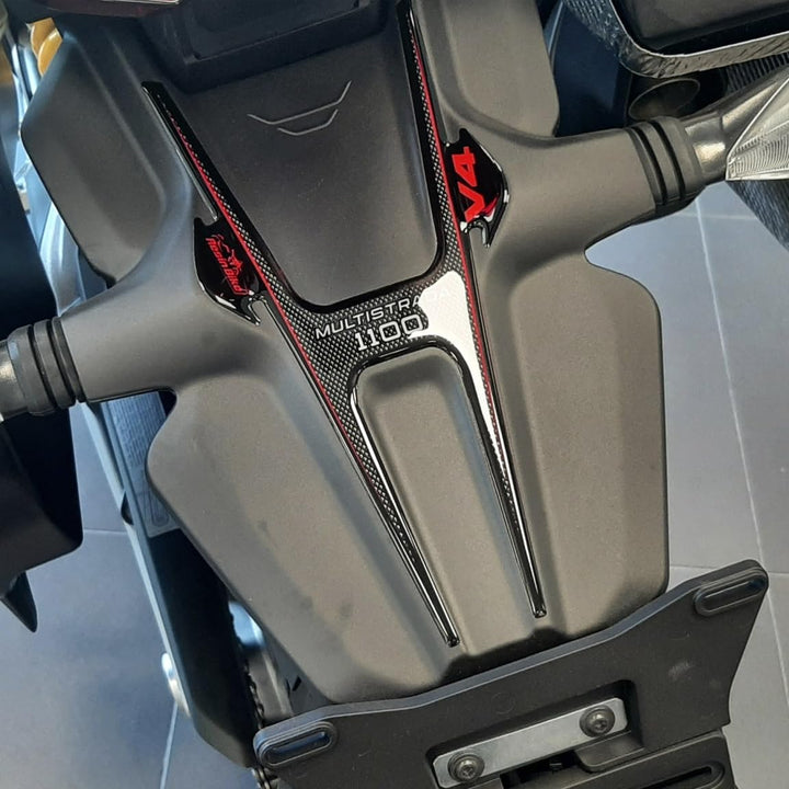 Aufkleber Motorrad Kompatibel Mit Ducati Multistrada V4 1100. Tankpad - Schutz Stopfen - Zehenbereic