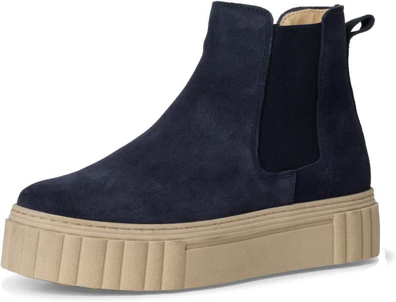 Tamaris Damen Chelsea Boots, Frauen Stiefeletten,Wechselfussbett 40 EU Blau Navy, 40 EU Blau Navy