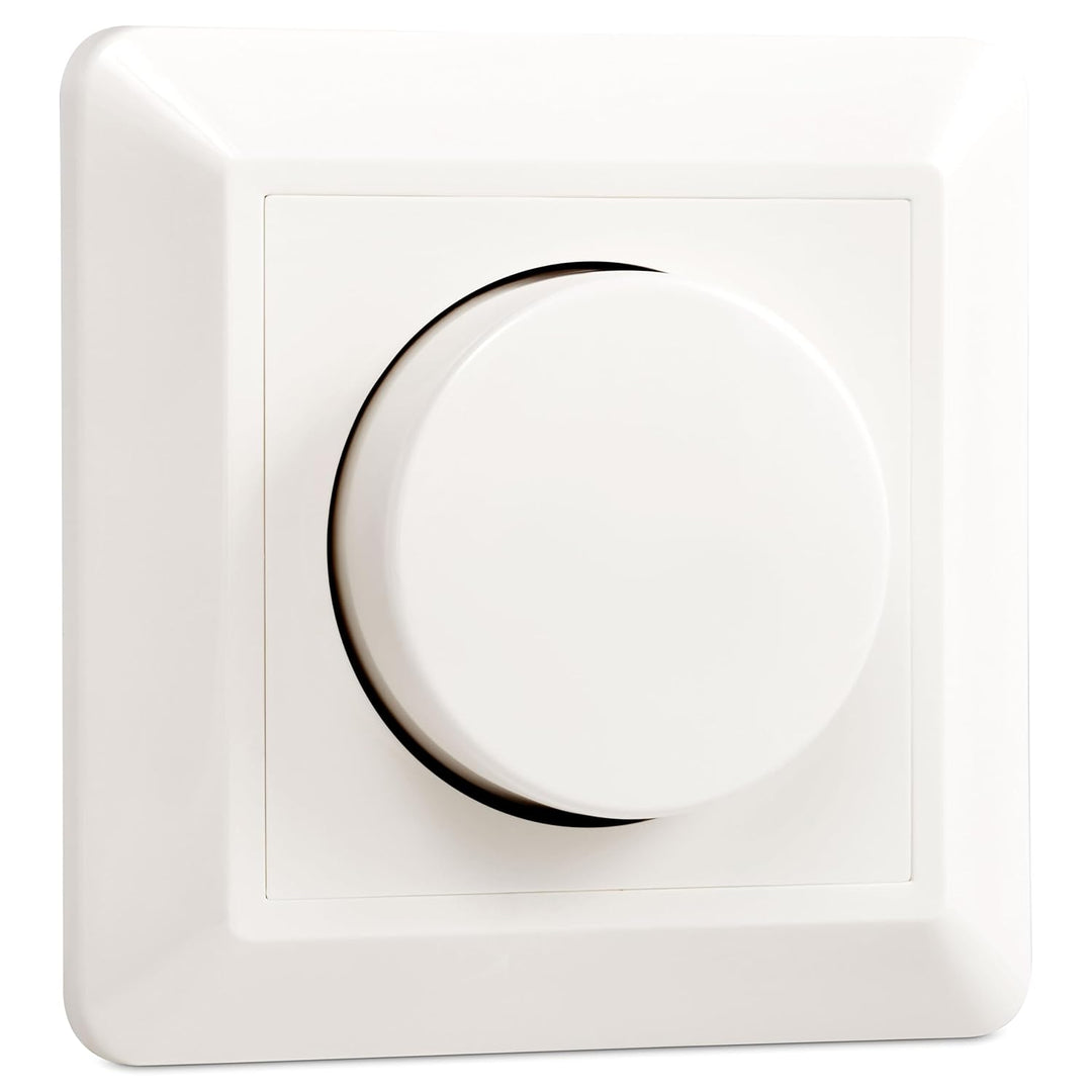 2x greenandco® gc-350 Unterputz LED und Halogen Dimmer 1-350 Watt, für Wechselschaltungen geeignet,