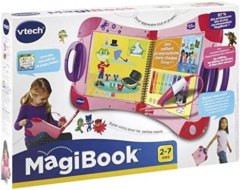 VTech – 602155 – MagiBook Starter Pack, Rosa (französischsprachig), Rosa