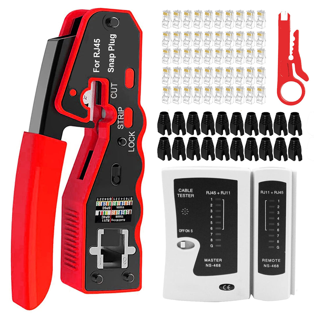 MAYLINE RJ11 RJ45 Cat5 Cat6 Netzwerkkabelprüfgeräte Reparaturwerkzeuge Abisolierschneider, Abisolier