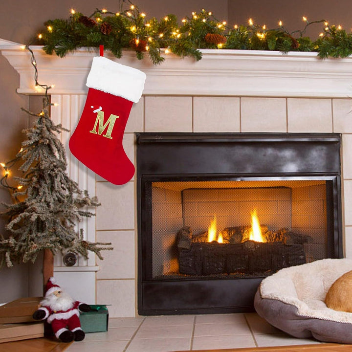 Weihnachtsstrümpfe Mit Buchstaben Nikolausstrumpf Weihnachtssocken Zum Aufhängen Christmas Stockings