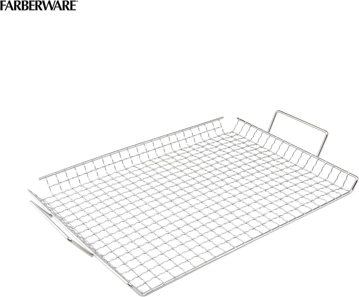 Farberware Grillaufsatz aus Edelstahl 5275952 Draht-Grillaufsatz, Draht-Grillaufsatz