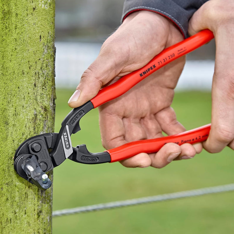 Knipex CoBolt® XL Kompakt-Bolzenschneider schwarz atramentiert, mit Kunststoff überzogen 250 mm (SB-