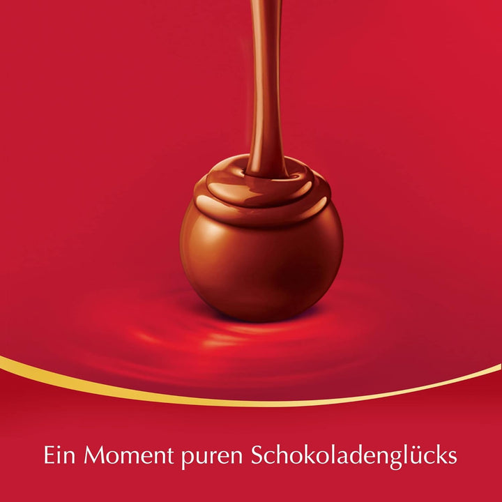 Lindt Schokolade LINDOR Vollmilch| 1363 g | ca. 109 Schokoladen Kugeln Milch-Schokolade mit zartschm