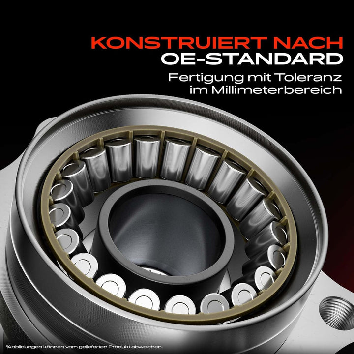 Frankberg Radnabe Radlagersatz Hinten Kompatibel mit Tourneo Custom V362 FY FZ F3 2.0L 2015-2021 Tra