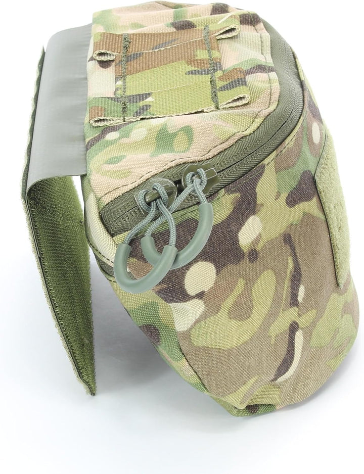Zentauron Drop Down Pouch für Plattenträger Schutzwesten mit Fach für Weichballistik Zubehör Tasche