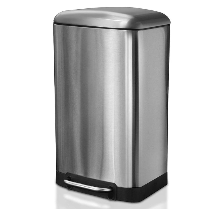 casa pura Design Tretmülleimer Cubo mit Absenkautomatik | 30 Liter | Abfalleimer mit Softclose Decke