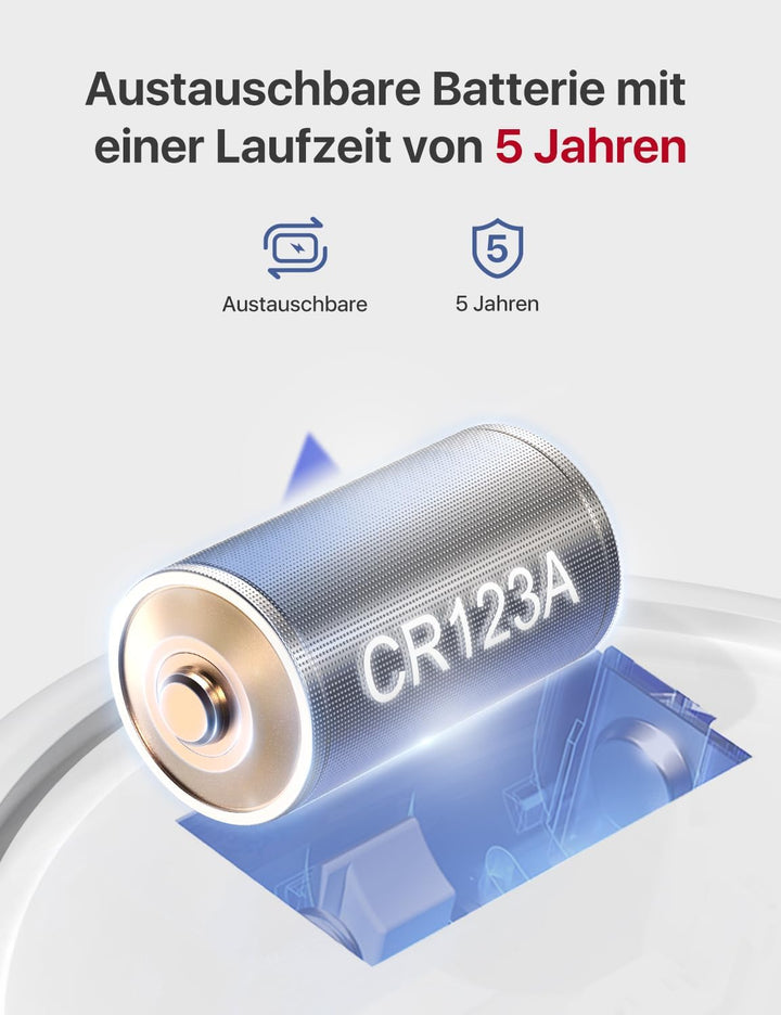 X-Sense Kombinierter Rauch- und Kohlenmonoxidmelder mit Sprachausgabe-Alarm, austauschbarer Batterie