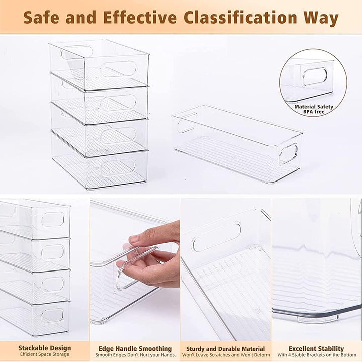 HUOLE Multifunktionale Spülschrank Organizer, 6 Pack Küchenschrank Organizer, Unterschrank Organizer