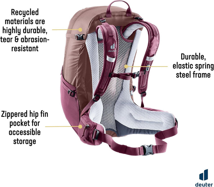 deuter Futura 25 SL Damen Wanderrucksack Ashrose-cassis 25 L, Ashrose-cassis 25 L