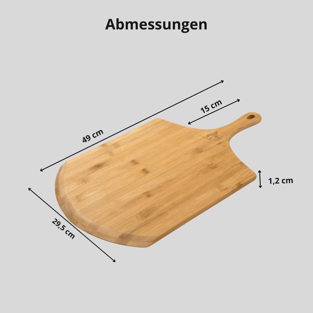 HeRo24 4 Stück Pizzaschieber Pizzateller