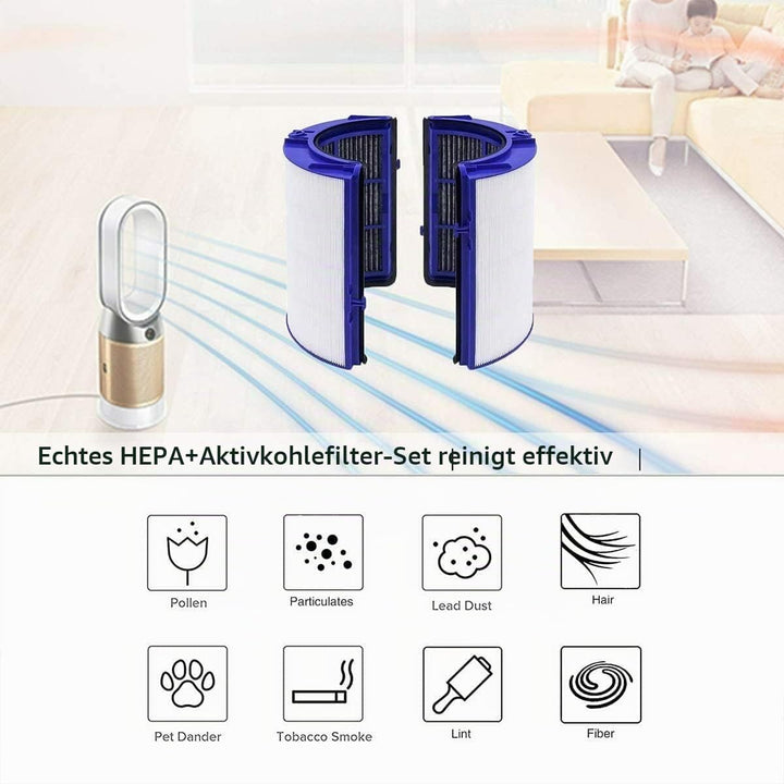 Luftreiniger HEPA &amp; Kohlefilter Kompatibel mit Dyson PH01 Pure Humidify + Cool, HP06 Pure Hot + Cool
