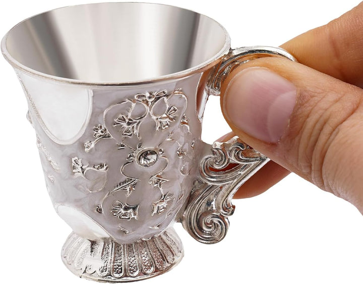 Kaffeetasse und Teeservice Set, 6 Personen 8 TLG Vintage Selten Teeservice Set, Kaffeeservice aus Zi