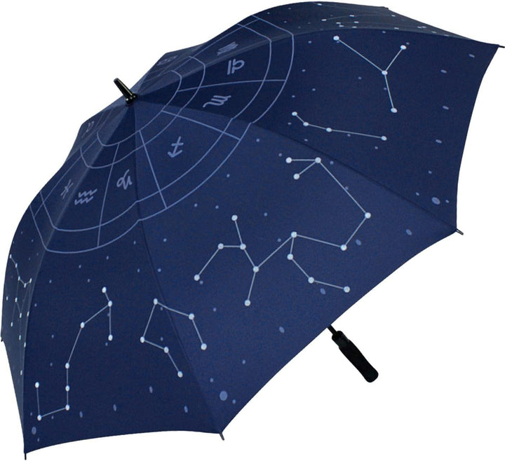 iX-brella Reflex Regenschirm Star Sign mit reflektierenden Sternbildern - Golfschirm Automatik XXL 1
