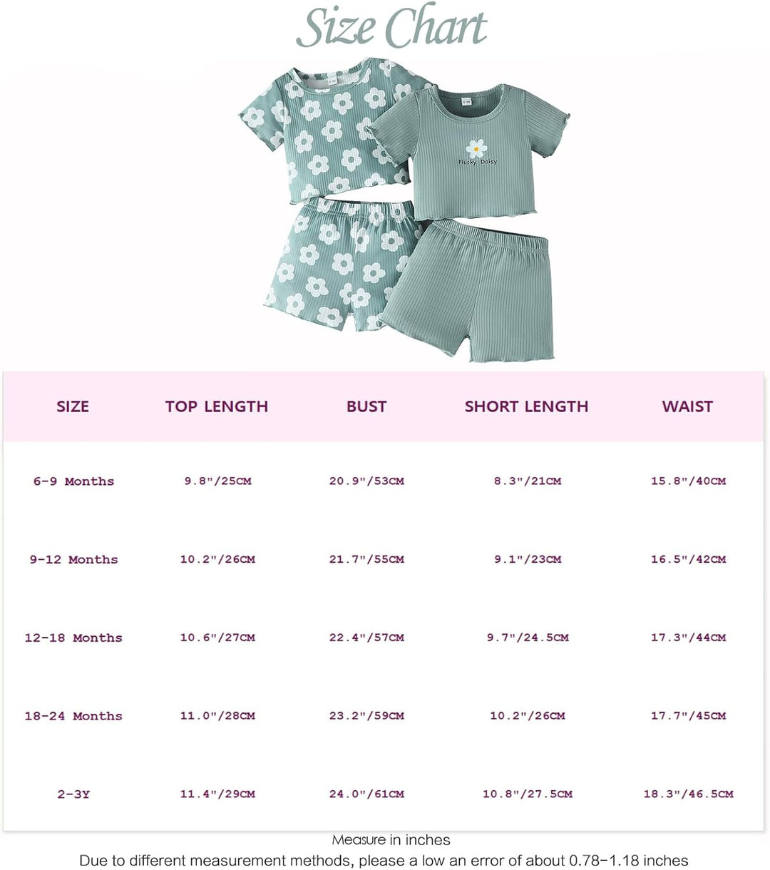 Kleinkind Baby Mädchen kleidung Set Rüschen Gerippte Kurzarm/Langarm T-Shirt Tops + Shorts Hosen 4Pc